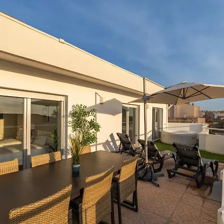 アパート Bright Beachside Flat With Terrace By Hostwise マトジニョシュ