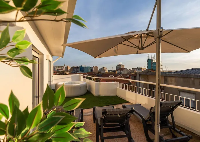 Bright Beachside Flat With Terrace By Hostwise * 마토지뉴스